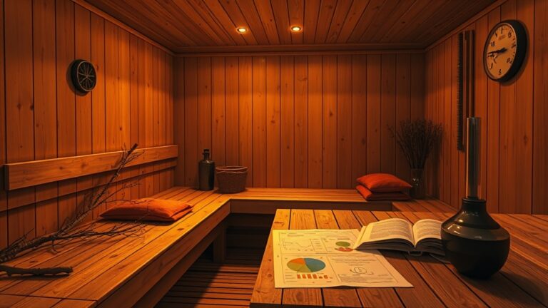 Finnish sauna interior - sauna longevity research